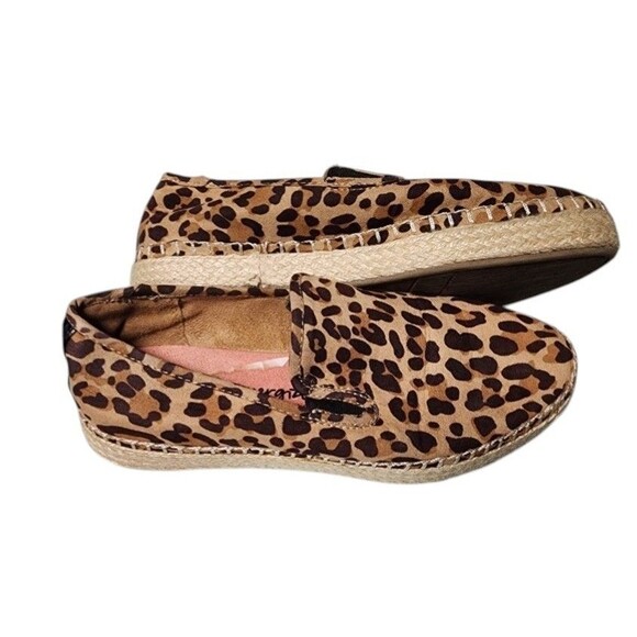 Dr. Scholl's Shoes - Dr.Scholls 'Find Me' Loafers Leopard Size 7.5 Be Energized Insole Jute Wrapped